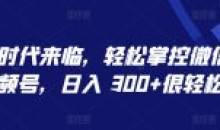 AI 时代来临轻松掌控微信视频号日入300+