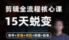 阿晖全能剪辑高手训练剪辑+思维+调色+拍摄