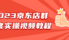2023京东店群整套实操流程大总结