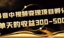 抖音搞笑脱口秀对话中视频副业教学