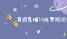 剪辑思维训练小白直通大神学习