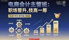 电商会计主管班,职场晋升,技高一筹