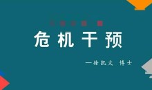 徐凯文 危机干预 远程培训从理论背景到技术实施课程视频+课件