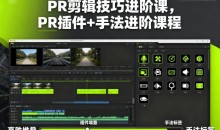 影像社PR剪辑技巧进阶课,PR插件+手法进阶课程