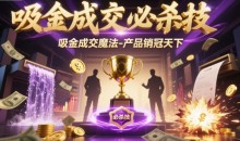吸金成交必杀技,吸金成交魔法-产品销冠天下