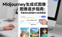 Midjourney生成式图像逐步指南:零基础也能懂的AI绘图教程
