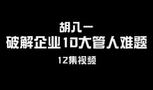 胡八一《破解企业10大管人难题》12集视频