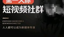 亲爱的安先生·第一人称短视频社群3.0版本,人人都可以成为新媒体导演(包含内部社群直播课全套)