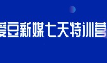 爱豆新媒七天特训营