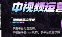 青檬MCN创始人亲自带你0基础5天学会中视频创作,深度运营中视频,掌握平台运营规则