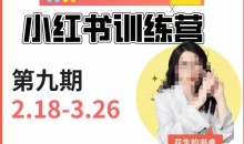 小红书训练营第9期(花生的书桌):7天定位实战+7天爆款拆解实战,21天爆款笔记实操