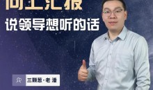 三棵葱老潘向上汇报——说领导想听的话