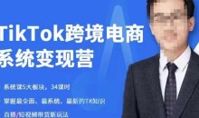 嘉伟5月新课《TiKToK跨境电商变现营》跨境电商系统传授TikTok玩法,从小白到高手,真正的电商实战课程