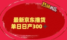 外面最高收费到3980的京东撸货项目,号称日产300+的项目(详细玩法视频教程)