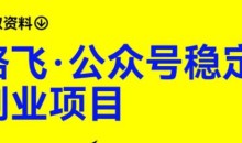 路飞·公众号稳定副业项目,你只要无脑去推广,粉丝和收入,自然就来了