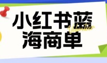 价值2980的小红书商单项目暴力起号玩法,一单收益200-300(可批量放大)