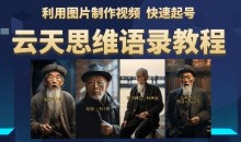 云天思维老者语录教程(图片会说话)详细教程+软件
