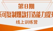 淘系可复制爆款打造能力提升班,这是一套可复制的打爆款标准化流程