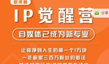 树成林·IP觉醒营,快速树立行业IP的操作方法论,让你赚到人生的第一个1万块
