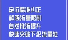 同城账号付费投放运营优化提升,定位精准纠正,解除流量限制,自然推流提升,极速突破下级流量池