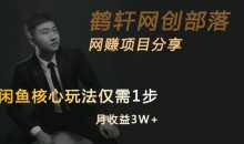 闲鱼核心玩法不卖货也能1年变现20W,玩法简单