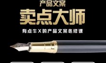 产品文案【卖点大师】高转化电商,有点牛X的产品文案必修课