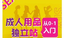成人用品独立站从0-1入门,成品独立站运营全流程教学,七大好卖成品独立站推荐