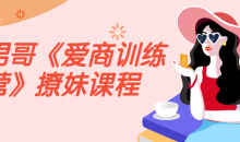 男哥《爱商训练营》高情商撩妹课程