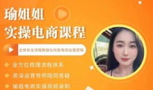 瑜姐电商实操课,全体系全流程精细化咸鱼电商运营