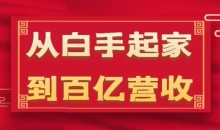 从白手起家到百亿营收,企业35年危机管理法则和幕后细节(17节)