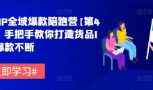 货品IP全域爆款陪跑营【第4期】,手把手教你打造货品IP,爆款不断