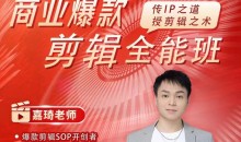商业爆款剪辑全能班,传IP之道,授剪辑之术,教你制作有质感的、爆款IP短视频