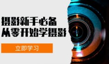 摄影新手必备:从零开始学摄影,器材、光线、构图、实战拍摄及后期修片