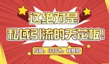 最新首发全平台引流玩法,公域引流私域玩法,轻松获客500+,附引流脚本