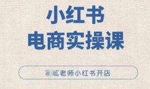 小红薯电商实操课,小红书开店实操必学课