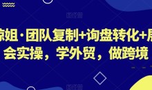 琼姐·团队复制+询盘转化+展会实操,学外贸,做跨境