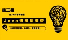 90天Java进阶训练营三期教程 让Java不再难懂