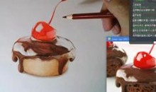 彩铅静物视频教程13课_静物彩铅_色粉视频_静物彩铅画法步骤