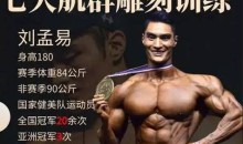 打造健体好身材, 世锦赛三连冠刘孟易《七大肌群训练雕刻》