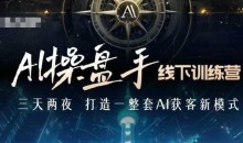 AI操盘手线下训练营,打造AI获客新模式,跟上ai时代,新商业