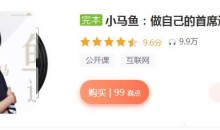 小马鱼:做自己的首席运营官40讲(大厂牌运营心法)