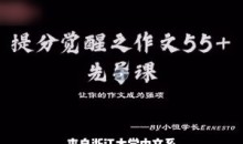 小恒学长Ernesto 提分觉醒之作文55+作文全套上分系统课