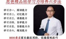 恩爸学习力培养六步法 学习窍门