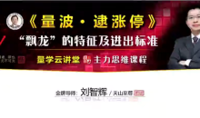 量学云讲堂刘智辉《量学识庄·伏击涨停》39期 量波段位课6段