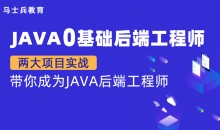 【金牌大课】马老师 Java零基础后端工程师(P5)