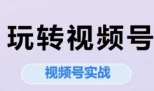 玩转视频号,视频号实战系列课