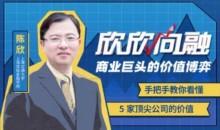 陈欣:商业巨头的价值博弈