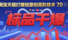 叮当会淘宝天猫打爆班原创高阶技术第70期:标品干爆