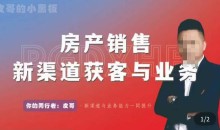 皮哥·房产销售新渠道获客与业务,打造新时代房产经纪达人,助力行业新人成长为业内精英