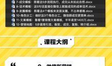 12招掌握微信引流与成交技巧